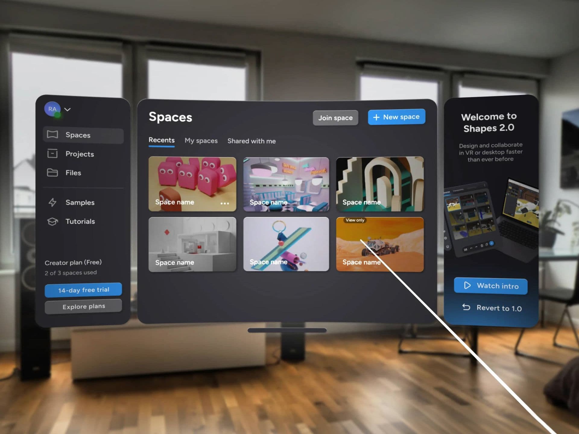 XR App Lobby