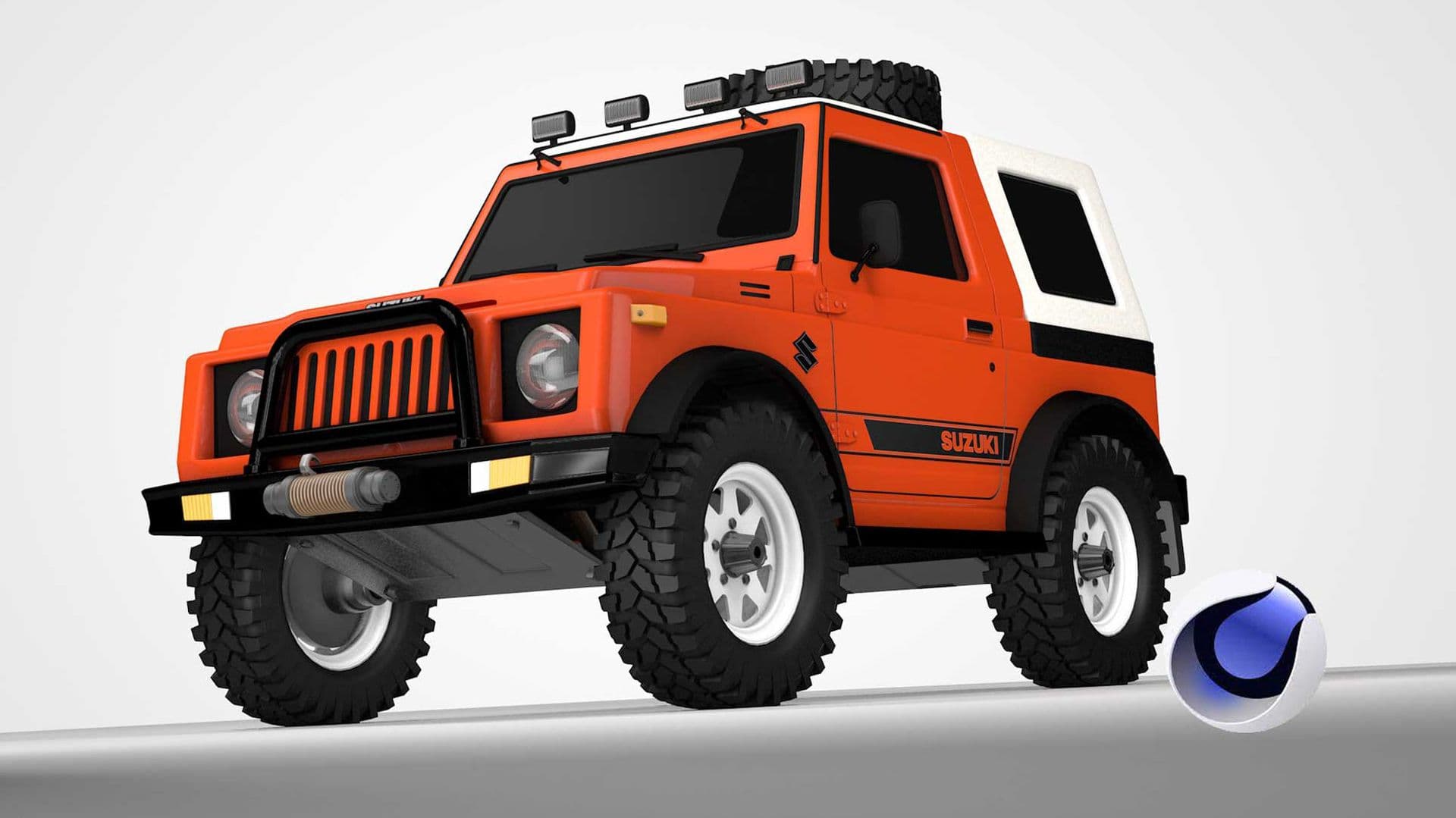 3D model in Cinema 4D